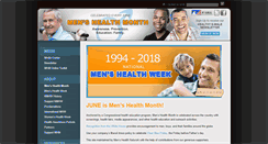 Desktop Screenshot of menshealthmonth.org